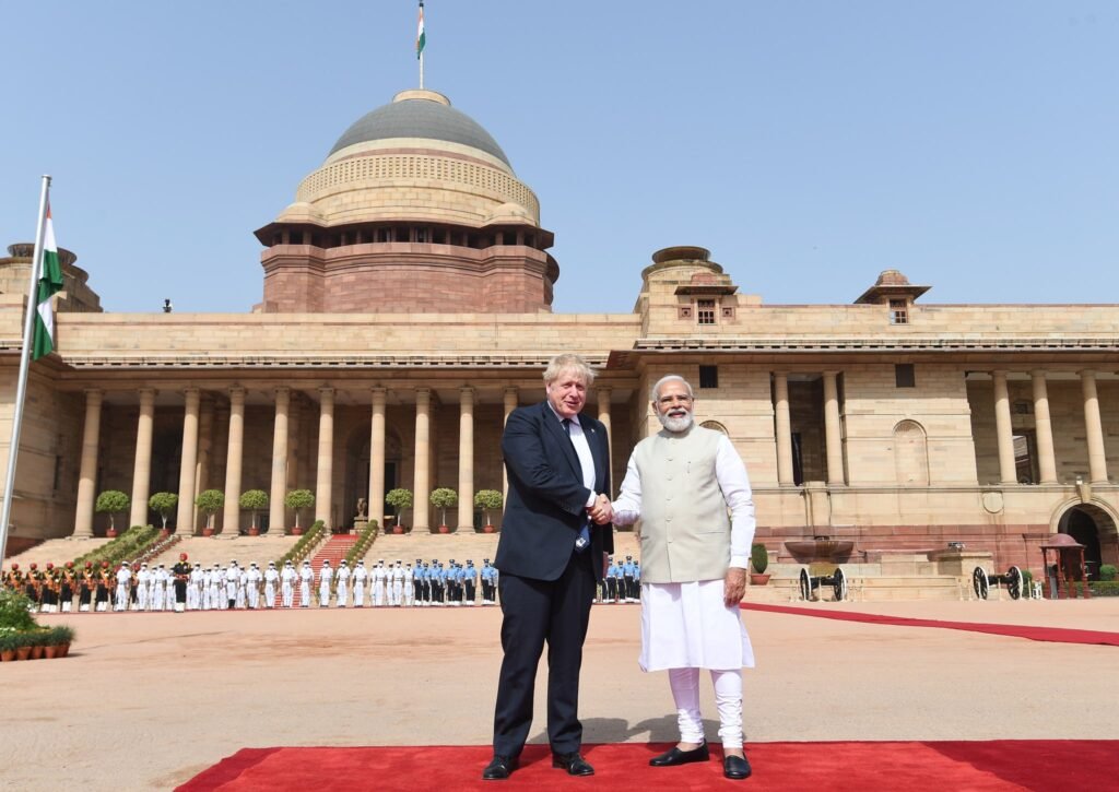 Boris Johnson, Narendra Modi, Boris johnson visits India
